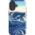 View of the Naruto whirlpools at Awa by Hiroshige iPhone 16 Impact Case